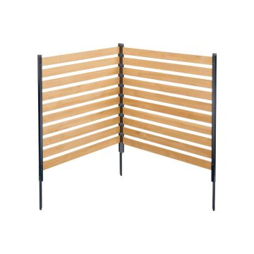 Ограждение для приватности VEVOR DUSGD2417, 2 панели, 110 × 98,2 × 108,5 см