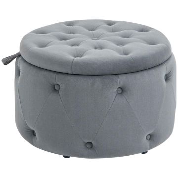 Homcom rahi 60x60x40cm, harmaa