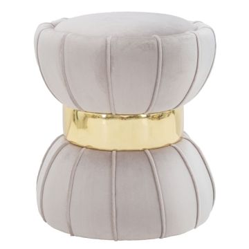 Puff Mauro Ferretti Flower, Grey