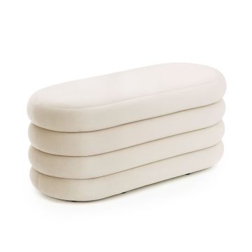 Пуф PUFFO, с ящиком для хранения, бежевый