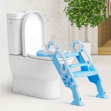 Potty seat with ladder, 2 legrest positions, 67 × 57 × 36 cm