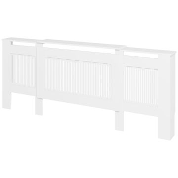 Jäähdyttimen suojus Homcom 201x19x81.5cm., valkoinen