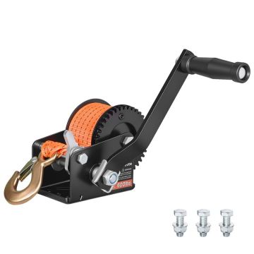 Veneen käsivinssi VEVOR HW600B, 272 kg, 23,5 × 24 × 12 cm