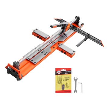 Käsikäyttöinen laattaleikkuri VEVOR TC-D11-1200, 169 × 95 × 34,5 cm