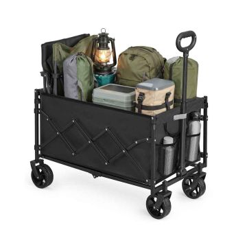 Kokoontaitettava käsikärry SONGMICS, 4 pyörää, 150 l, 79,5 × 90,5 × 49,5 cm