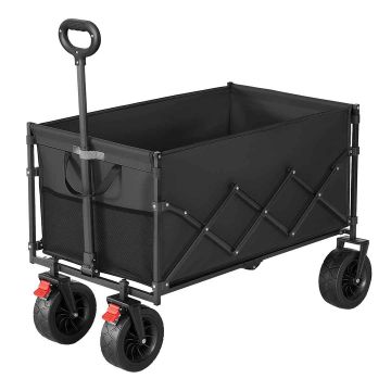 Käsikärry SONGMICS GFW201G101, 200 l, Musta, 55 × 91 × 98 cm