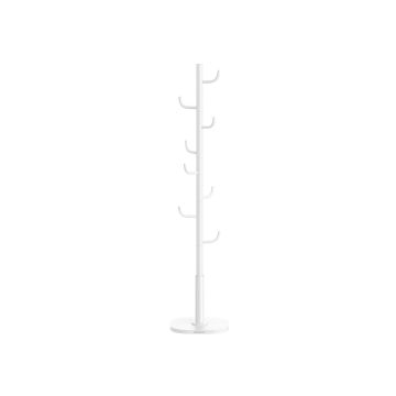 Вешалка для одежды 40x40x175,3см., белая
