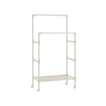 Vaateteline 83x45x162cm, valkoinen
