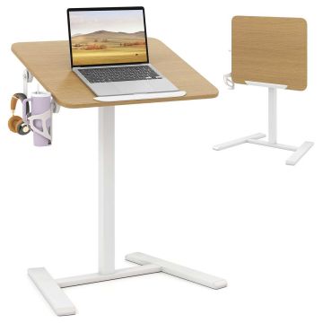Adjustable height table, folding, 60 × 70–105 × 48 cm