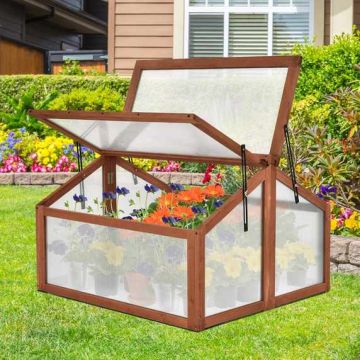 Cold frame, 90 × 80 × 58.5 cm
