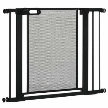 Защитные ворота для собак PawHut 103x76 см, черные.