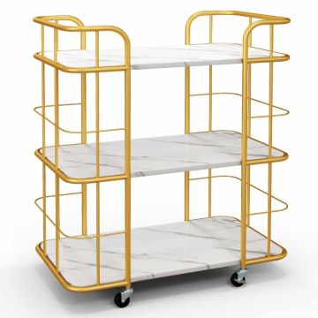 Serving trolley, 3-tier, 66.04 × 82.55 × 40.64 cm