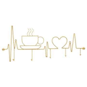 Wall-mounted clothes rack Breakfast, 60 × 26.7 × 3.8 cm