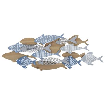 Настенное панно Fish Sea, 91 × 33,5 × 3 см