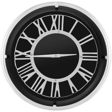 Wall clock, Silver color