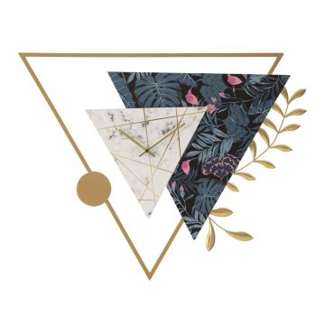 Seinäkello TRIANGLE, 75 × 59 × 4,5 cm