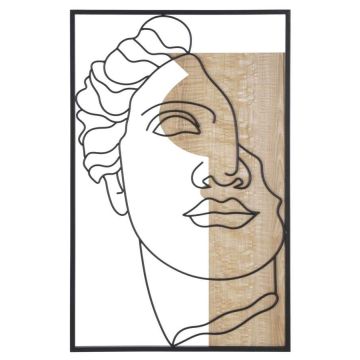 Sieninis skydas DAVID A, 50 × 80 × 2 cm