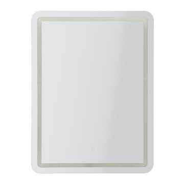 Настенное зеркало Simple, со светодиодной подсветкой, 60 × 80 × 3,5 см