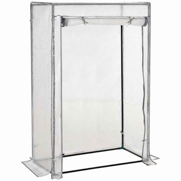 Теплица Outsunny 100x50x150см, бело-чёрная