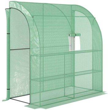 Теплица Outsunny 200x100x215см, зелёного цвета
