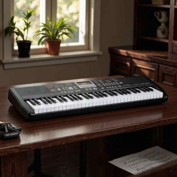 Digital piano, 61 keys, 85 × 28 × 12 cm