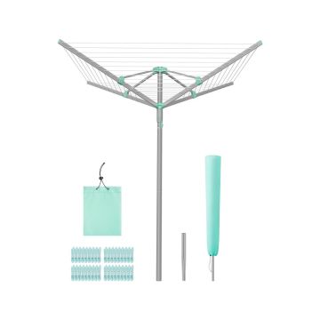 Pyykinkuivausteline SONGMICS, 45 m naru, 139,2 × 182 × 139,2 cm