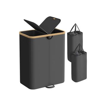 Pyykkikori SONGMICS, 2 lokeroa, 150 l, 52 × 75 × 38,5 cm