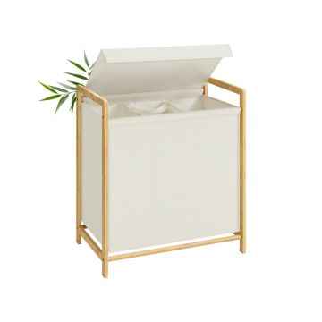 Pyykkikori SONGMICS RLH103, 2 lokeroa, 65 × 40 × 78 cm