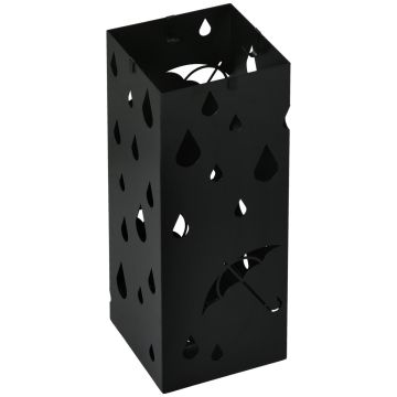 Подставка для зонтов, 4 крючка, 15,5 × 15,5 × 40 см