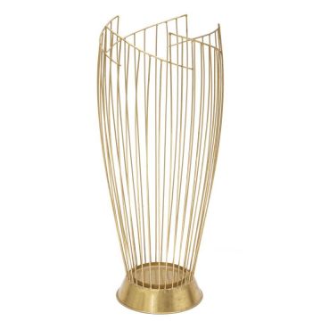 Umbrella stand, Gold, Ø 28 × 69 cm