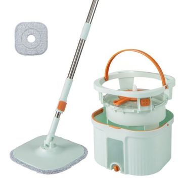 Broom and bucket set, 2 chambers, 31 × 31.5 × 19 cm