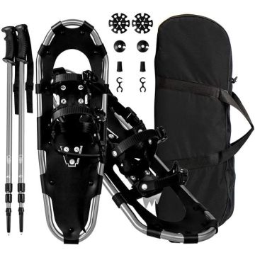 Snowshoe set, 2 pcs, Silver, 78 × 23 cm