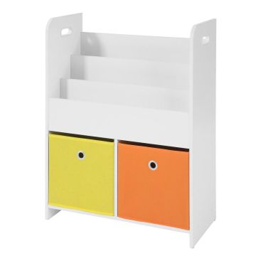 Lastenhylly 58x27x76cm., eri värejä