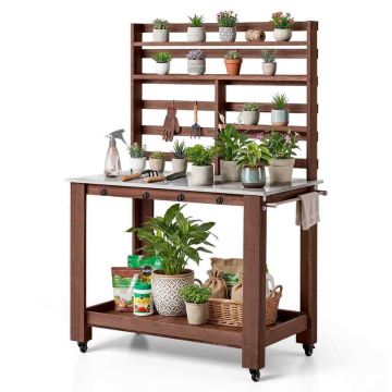 Istutuspöytä VEVOR DS-PB015, 5 tasoa, 115 × 66 × 169,5 cm