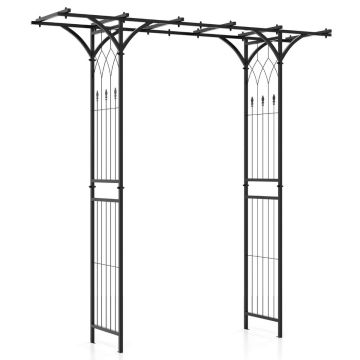 Garden Arch Frame, 6.5 × 1.7 × 6.8 ft