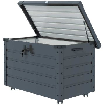 Садовый ящик Outsunny 100x62x65см, темно-серого цвета