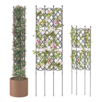 Garden trellis, 3 flexible panels