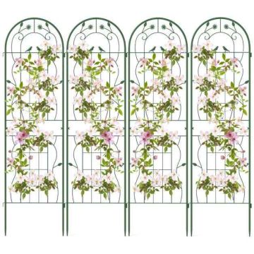 Garden trellis for climbing plants, 2 or 4 pcs, 180 × 50 cm