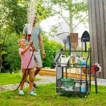 Garden tool organizer, 66 × 102 × 40 cm