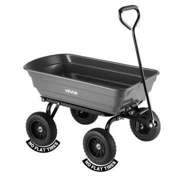 Puutarhakuormakärry VEVOR GC-018C, enintään 272 kg, 1050 / 1800 × 580 × 550 mm