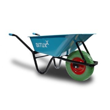 Puutarhakottikärry Bituxx, 100 l, 250 kg, 145 × 60 × 60 cm