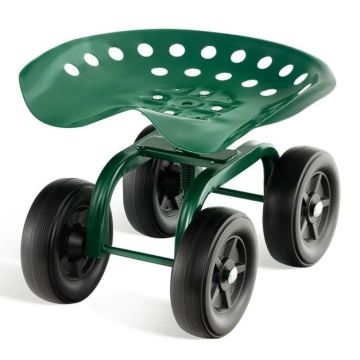Garden chair, adjustable, 18.5 × 12 × 11–16 inches