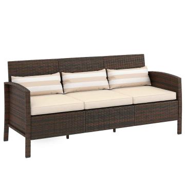 Puutarhapenkki Outsunny 173x68x78cm., ruskea