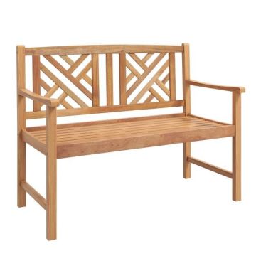 Garden bench, 2-seater, 120.65 × 86.36 × 55.88 cm