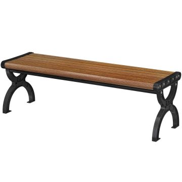 Puutarhapenkki, 2 istuttava, 124 × 39 × 39 cm