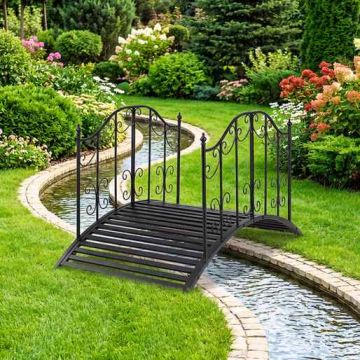 Garden Bridge, Double Railings, 47 × 27 × 28 in