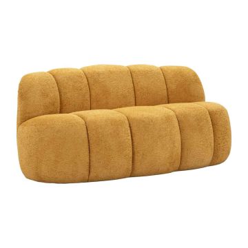 Sofa Ball, 2-seater, Yellow, 145 × 69 × 80 cm
