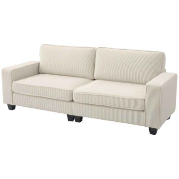 Sohva Homcom 227x84x87cm, kermanvärinen