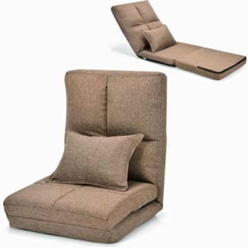 Sofa bed, 3-piece, Brown, 60.96 × 72.39 × 60.96 cm