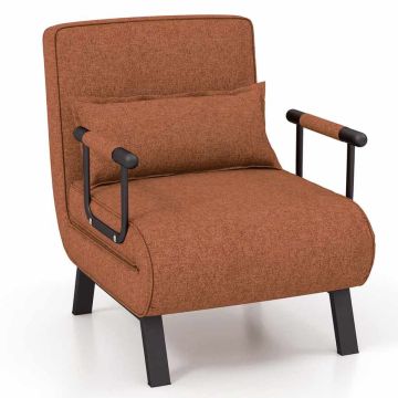 Sofa bed, 5 positions, 186.69 × 59.69 × 27.94 cm